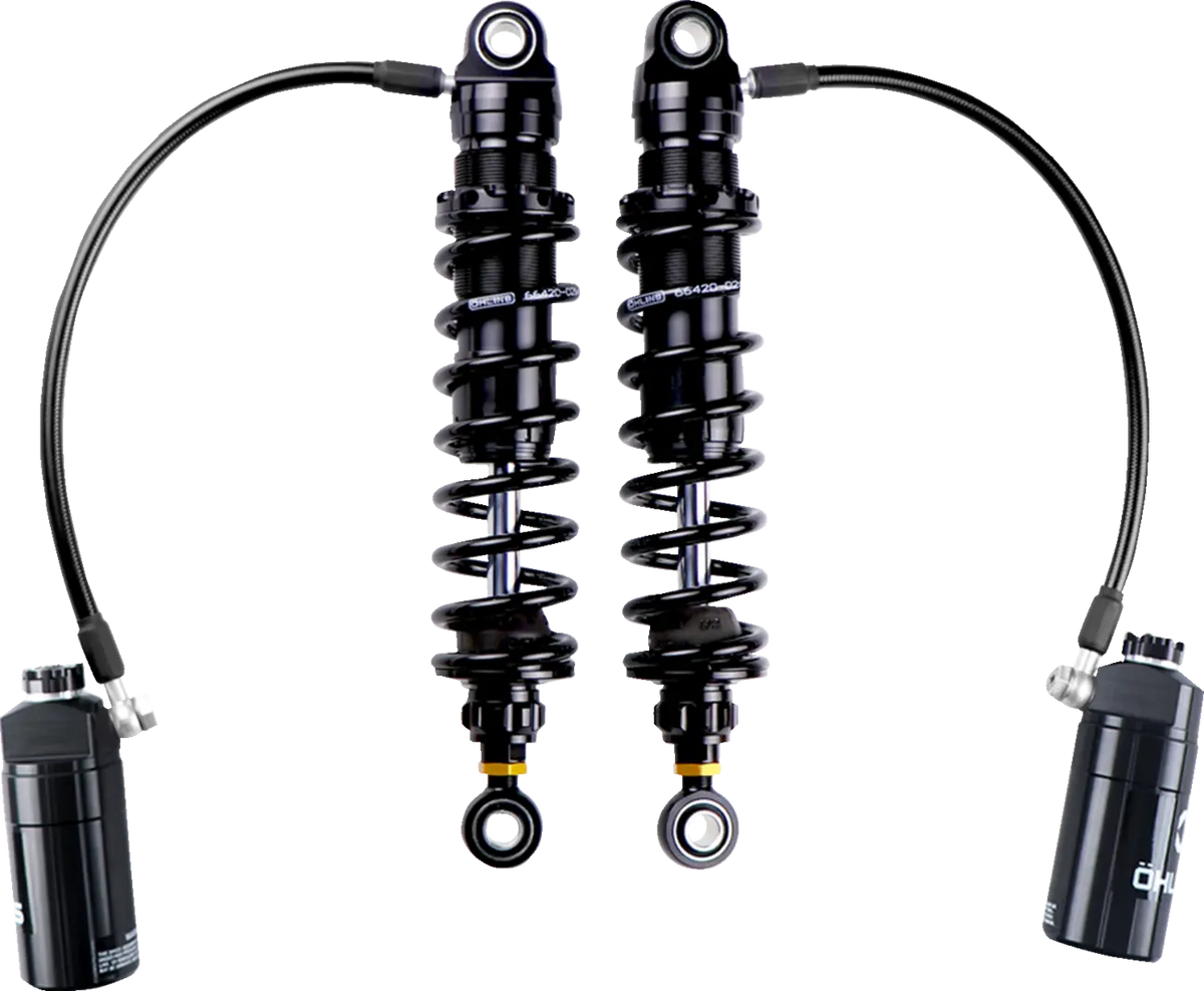 Ohlins STX 36 Black Rear Shock 36mm Piston for HD Touring