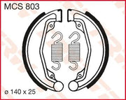Trw Organiska Bromsbackar - 140mm Diameter - Fram