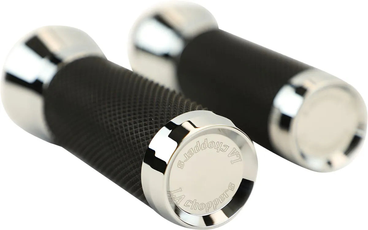La Choppers Chrome Grips - 1" Handlebar