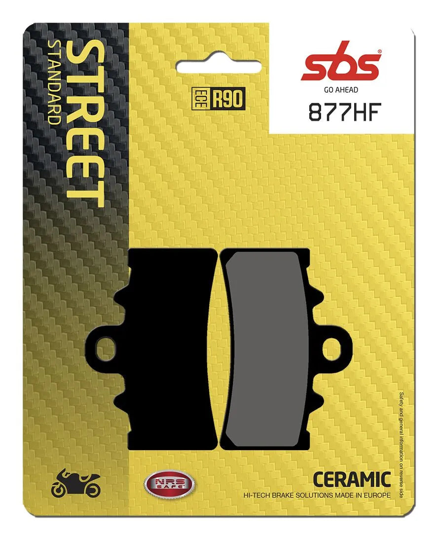 Sbs Hf Street Ceramic Organic Brake Pads - Front