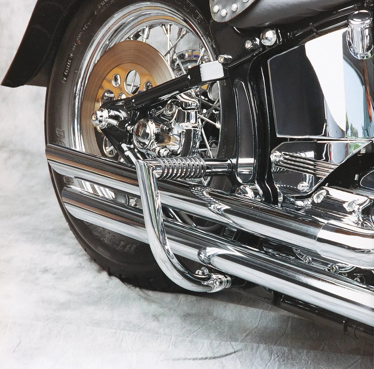 Lindby Linbar Rear Highway Bar 1" for Harley Softail 1995-2017