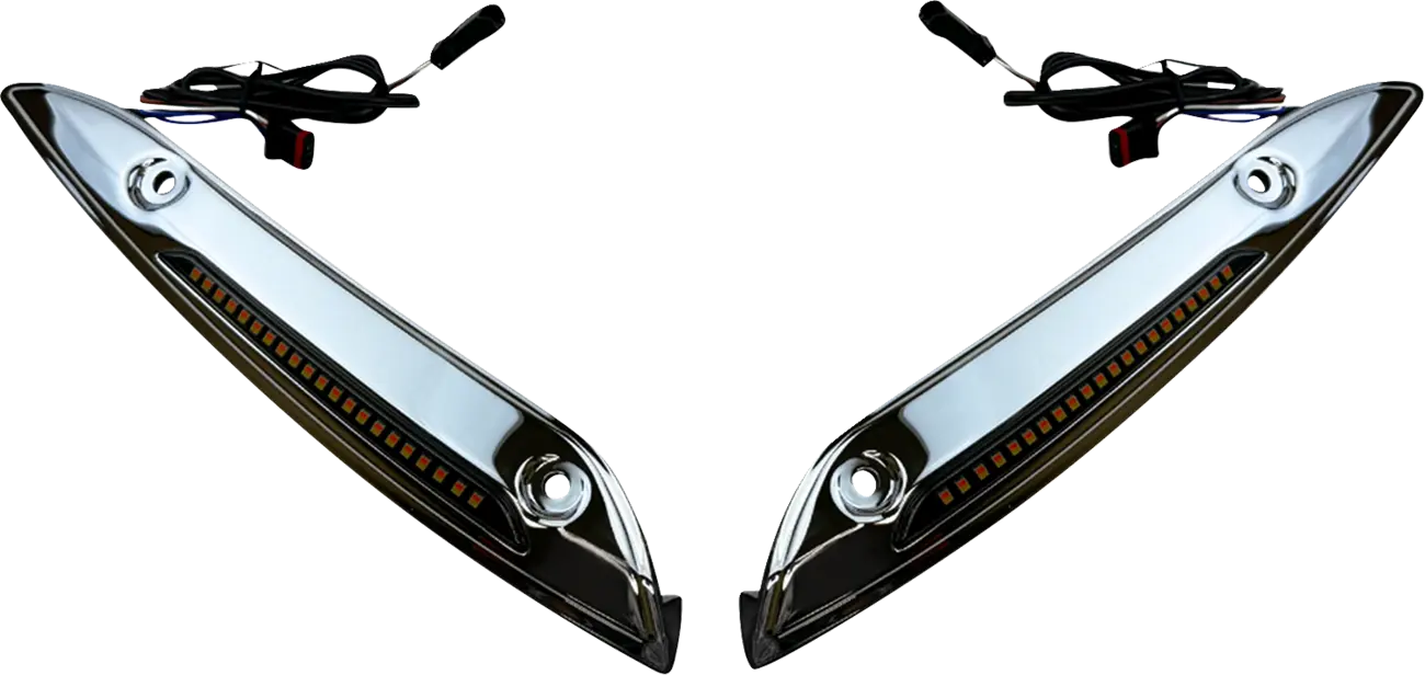 Custom Dynamics Genesis 4 Led Road Glide Windshield Trim