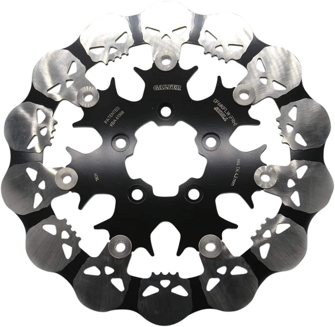 Galfer Skull Brake Rotor For Superior Braking - Rear