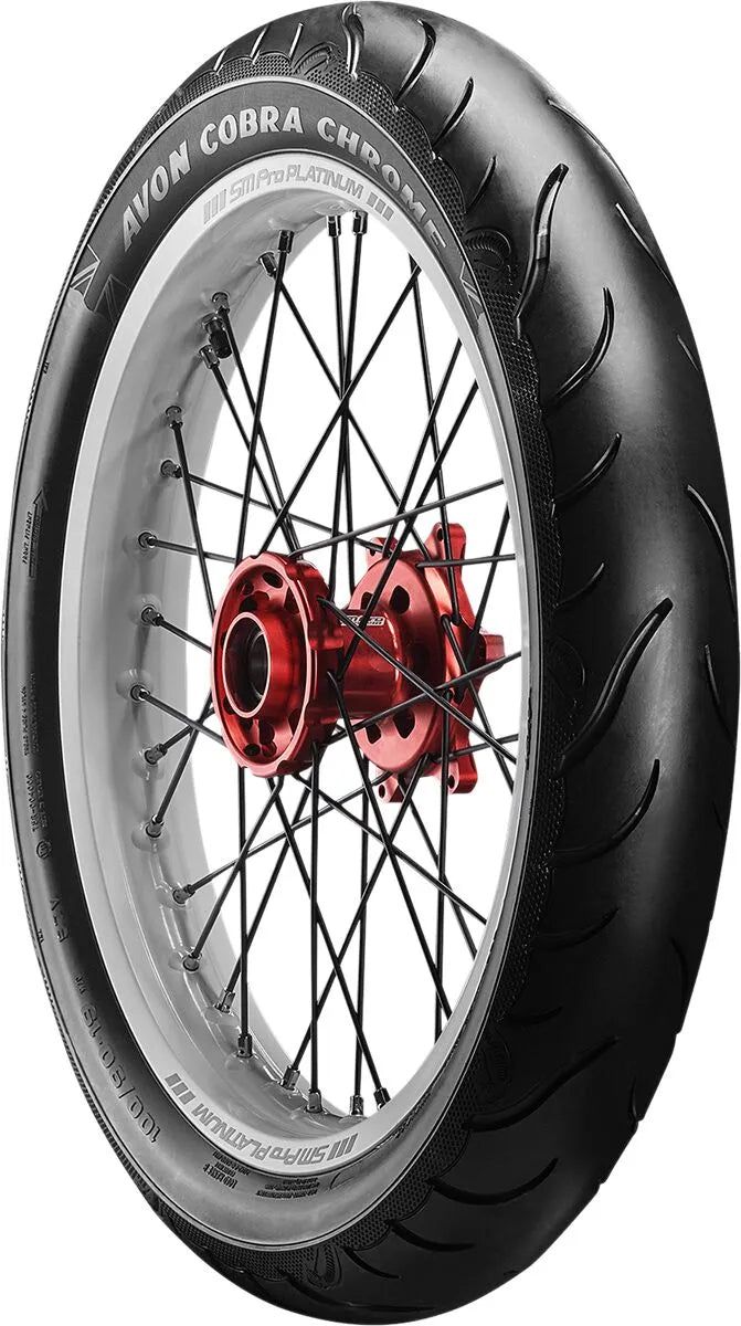 Avon Cobra Chrome Av91 Tire 100/90-19 Front
