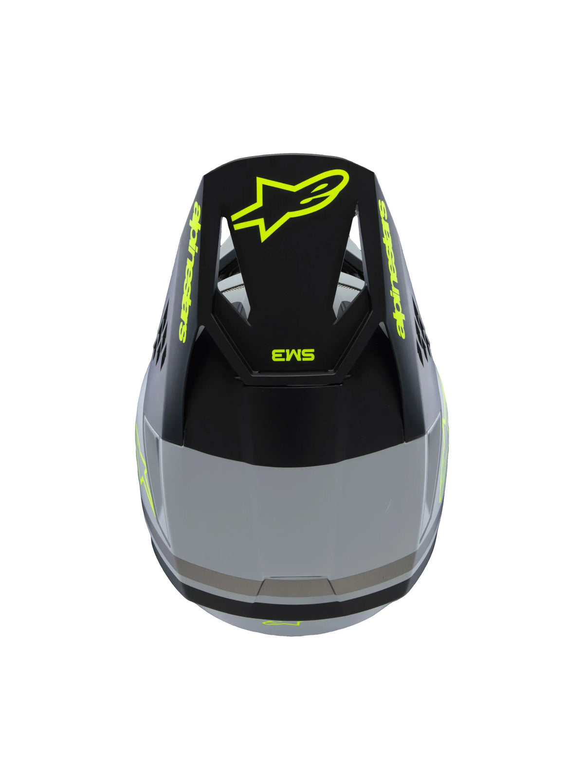 Alpinestars SM3 Radium Youth Helmet Gray Black Yellow