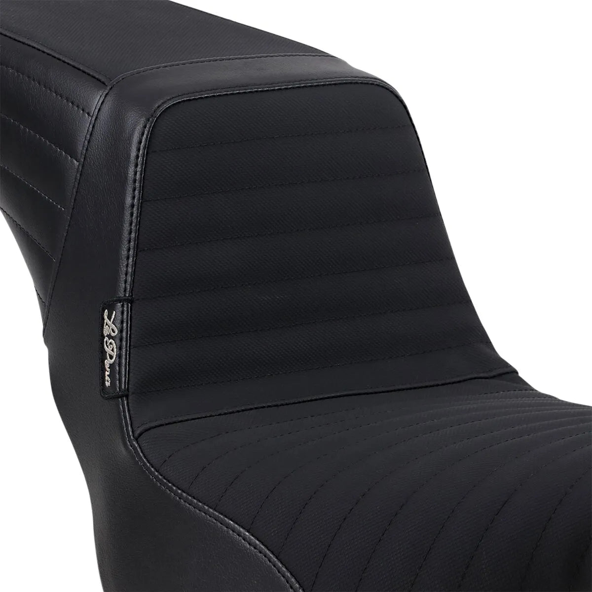 Le Pera Kickflip Seat - Black Vinyl - For Harley Davidson