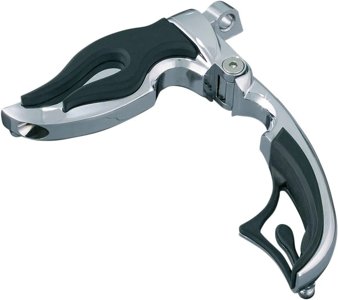 Kuryakyn Flamin' Switchblade Pegs - Chrome & Black