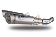 Spark Grid-o Slip-On Avgasrör Set Titanium - ECE Väglaglig
