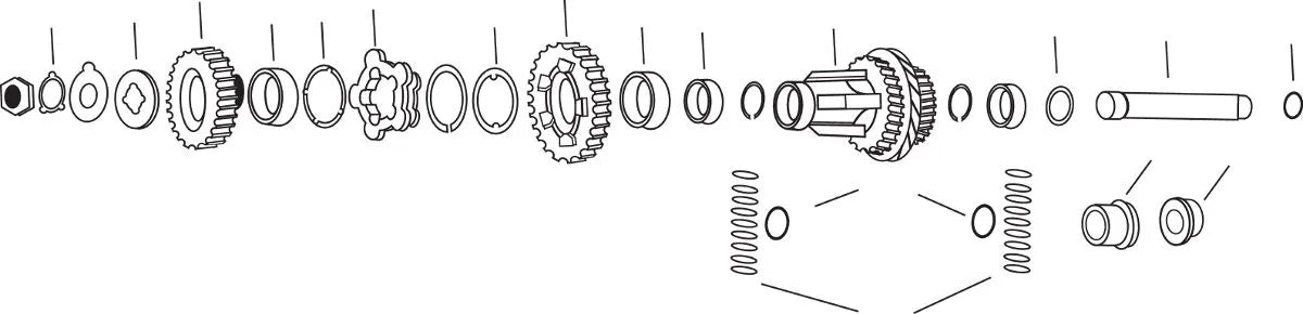 Eastern Motorcycle Parts 4-Speed Countershaft Bushing
