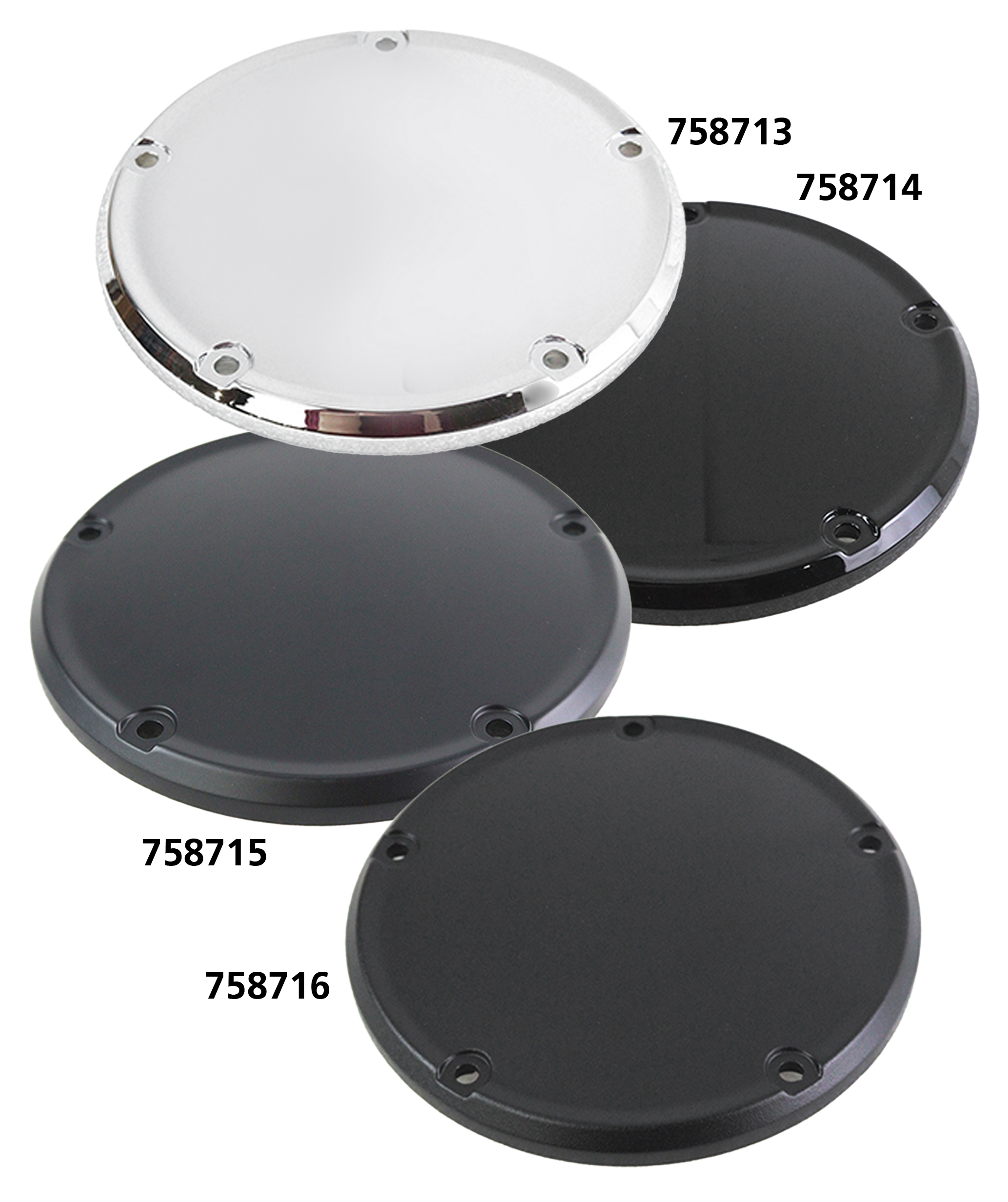 V-Twin Mfg Domed Derby Covers for Milwaukee Eight – Primary & Clutch