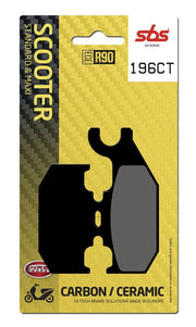 Sbs Ct Scooter Carbon Tech Organic Bromsbelägg Set - Bak