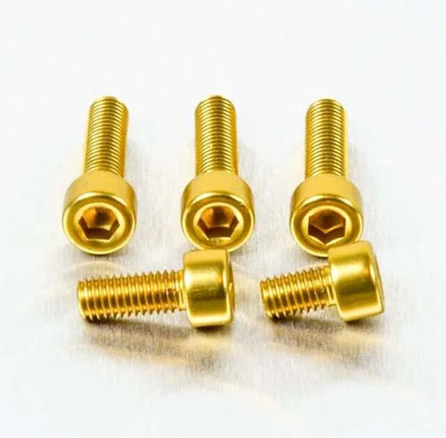 Pro Bolt Aluminium Fuel Cap Kit - Gold