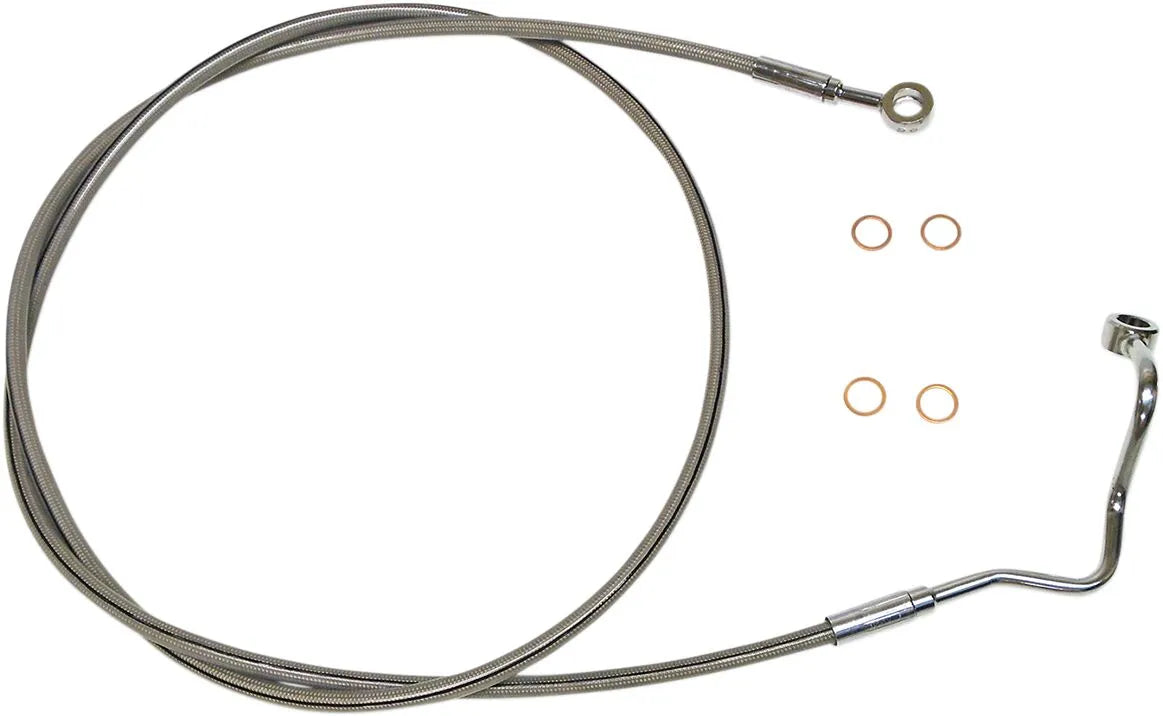 Magnum Shielding Xr Stainless Upper Brake Line For Harley-davidson Abs