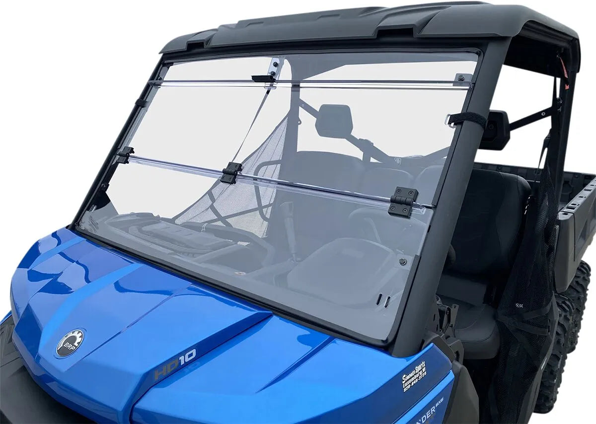 Moose Offroad Deluxe Full Folding Windshield
