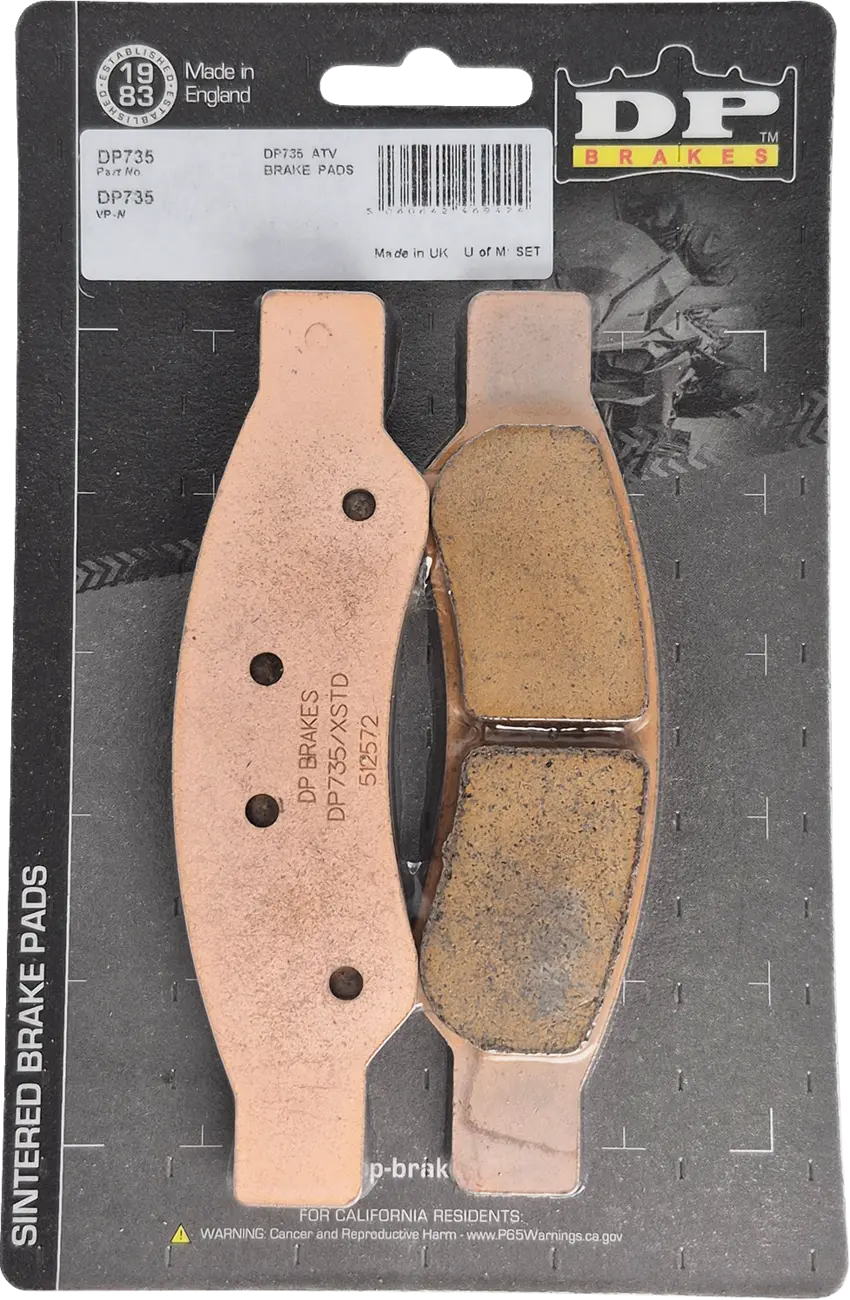 Dp Brakes Atv/utv Sintermetall Bromsbelägg - Bak