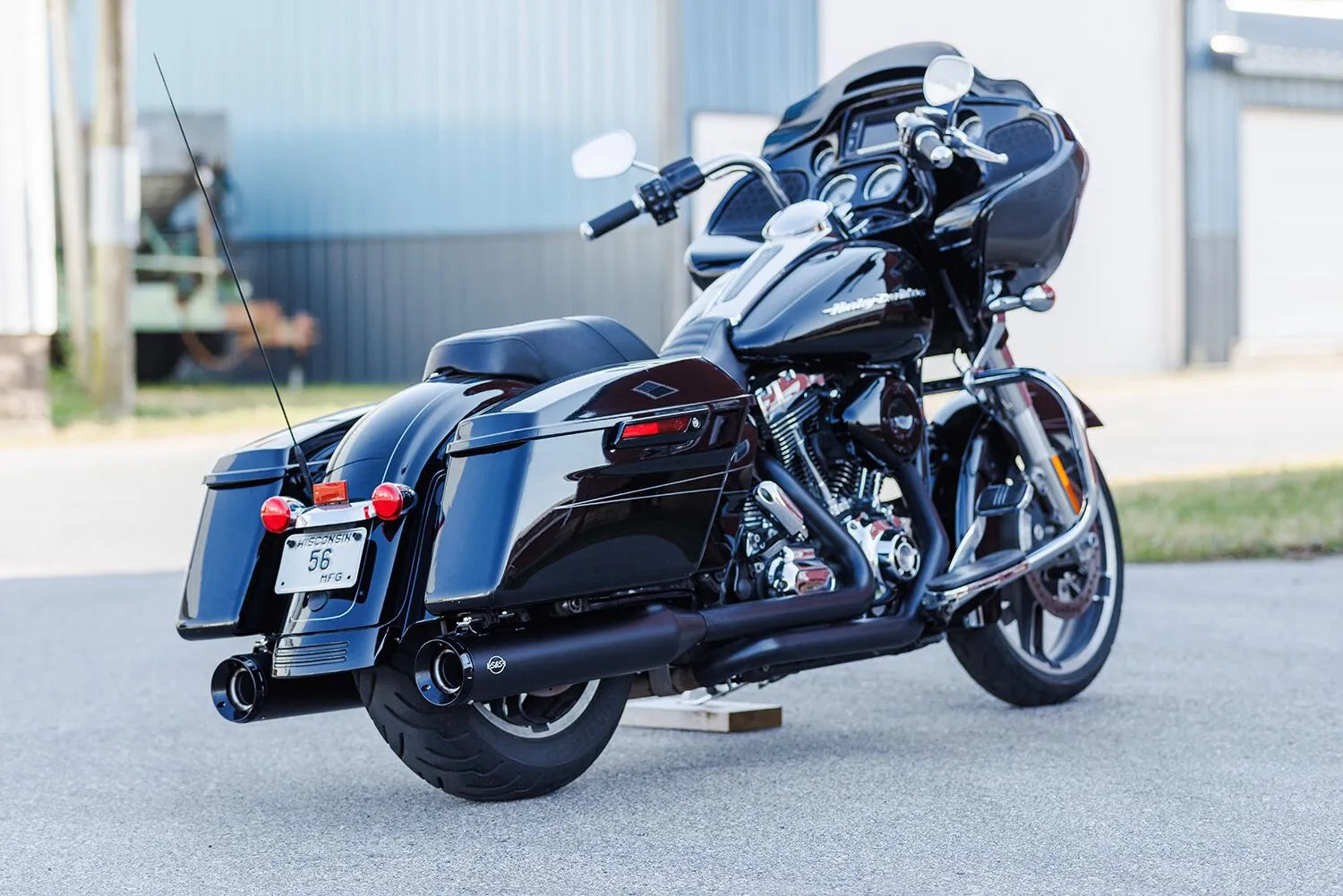S&S Cycle GNX Slip-On Ljuddämpare - Aggressivt Ljud