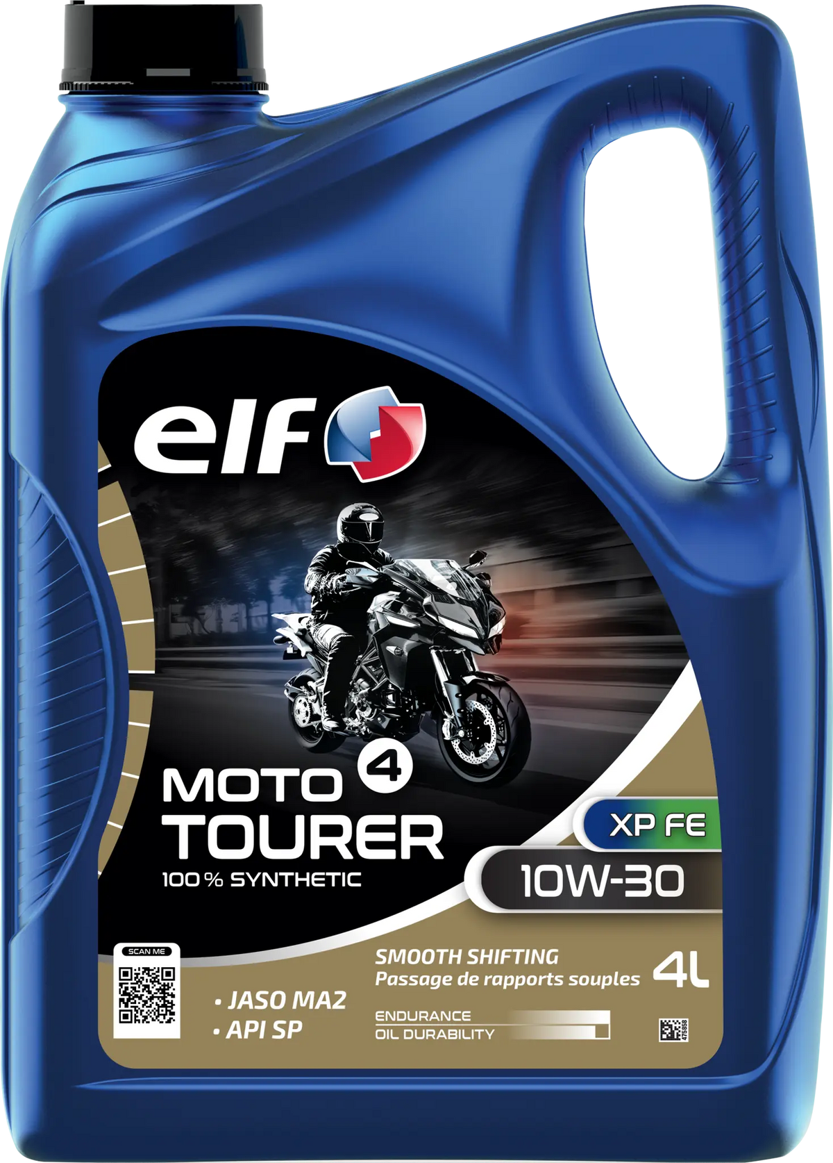 ELF Moto 4 Tourer XP FE 10W-30 SYN Engine Oil 4L