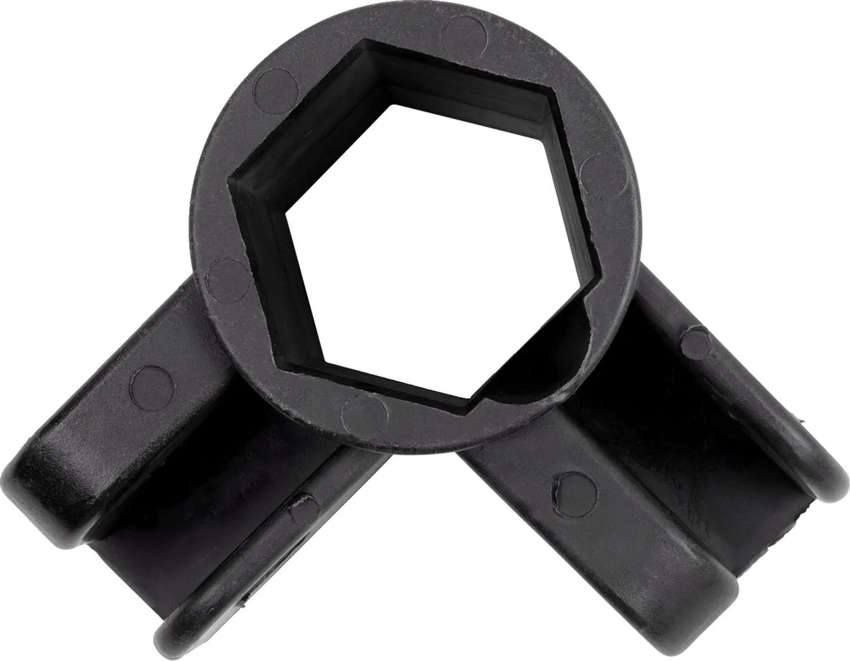 HX Black Bottom Corner Fitting for 10' x 15' Canopy