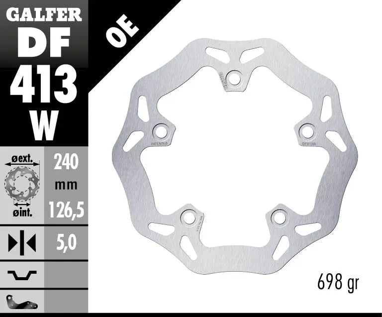 Galfer Wave Brake Rotor For Motorcycles