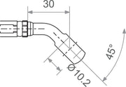 Trw Varioflex Banjo Fitting För Motorcykel Bromsledningar