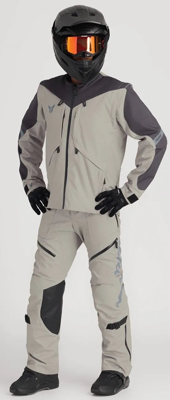 Thor Terrain Over-the-boot Dual Sport Pants - Black/Gray/Sand