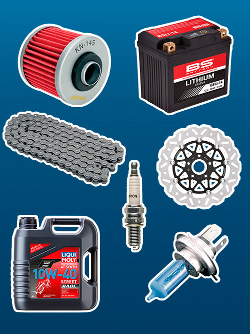 Servicedelar & Vätskor MC