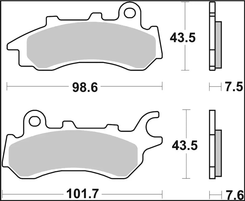 Brembo Cc Brake Pad Set - Carbon Ceramic Prime Line