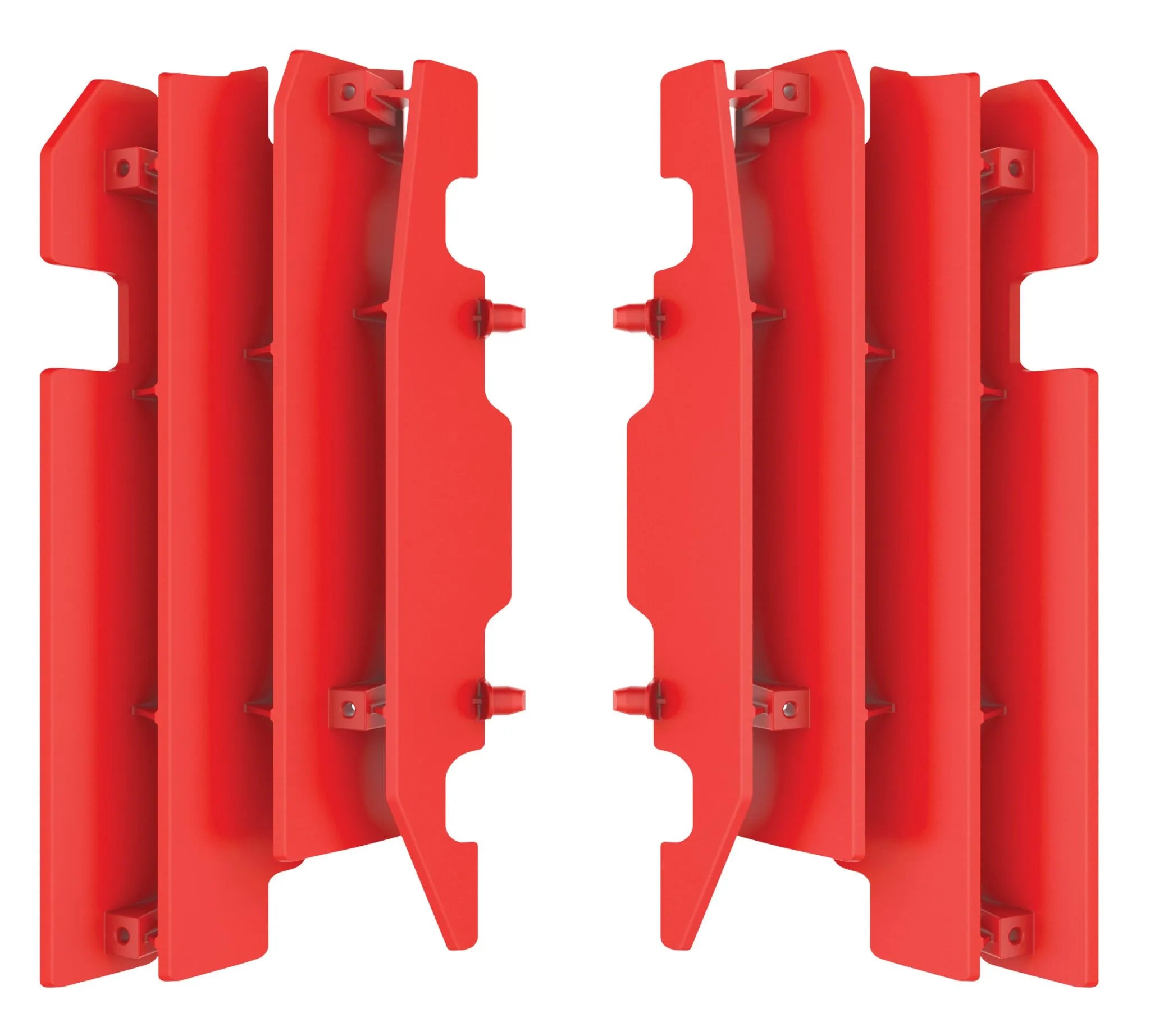 Polisport Radiator Louvers For Optimal Airflow (Red)