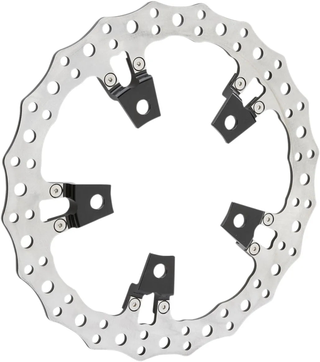 Arlen Ness Jagged Flytande Rotor För V-twin - Fram