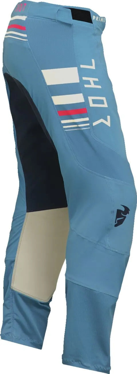 Thor Women's Prime Blaze Pants - Black/Blue/Vintage White