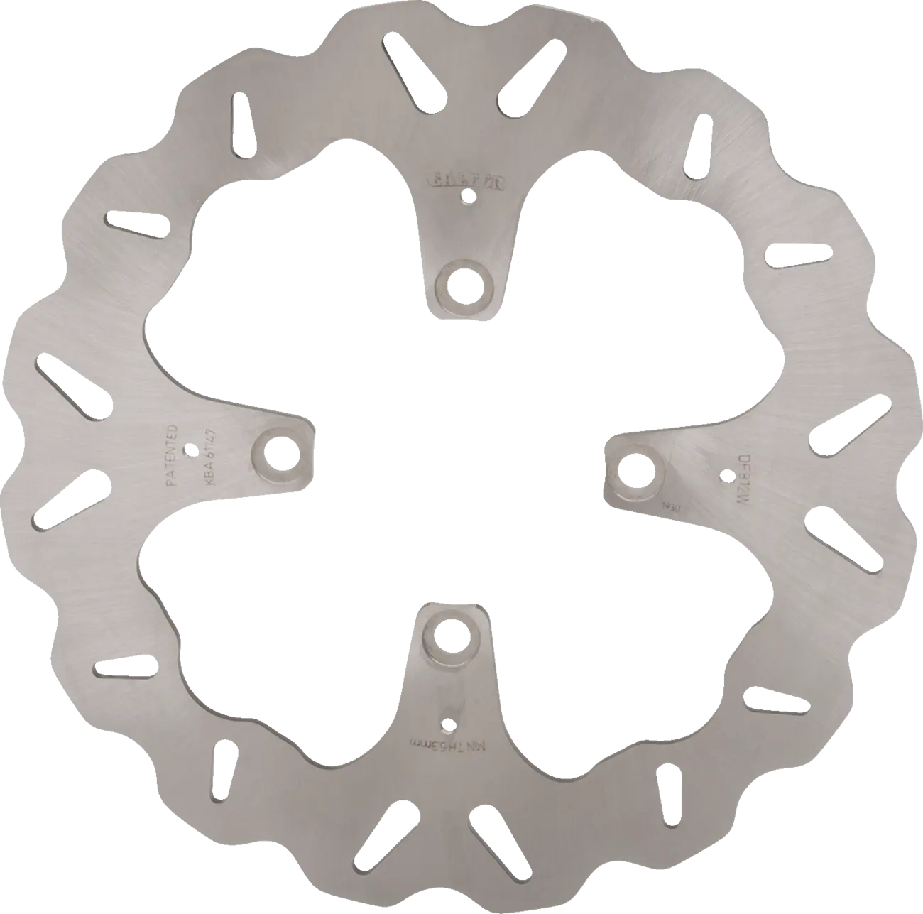 Galfer Brake Rotor For Motorcycle - High Carbon Stainless Steel - Rear