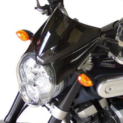 Bullster Windscreen - Black Smoke, 9 Inch