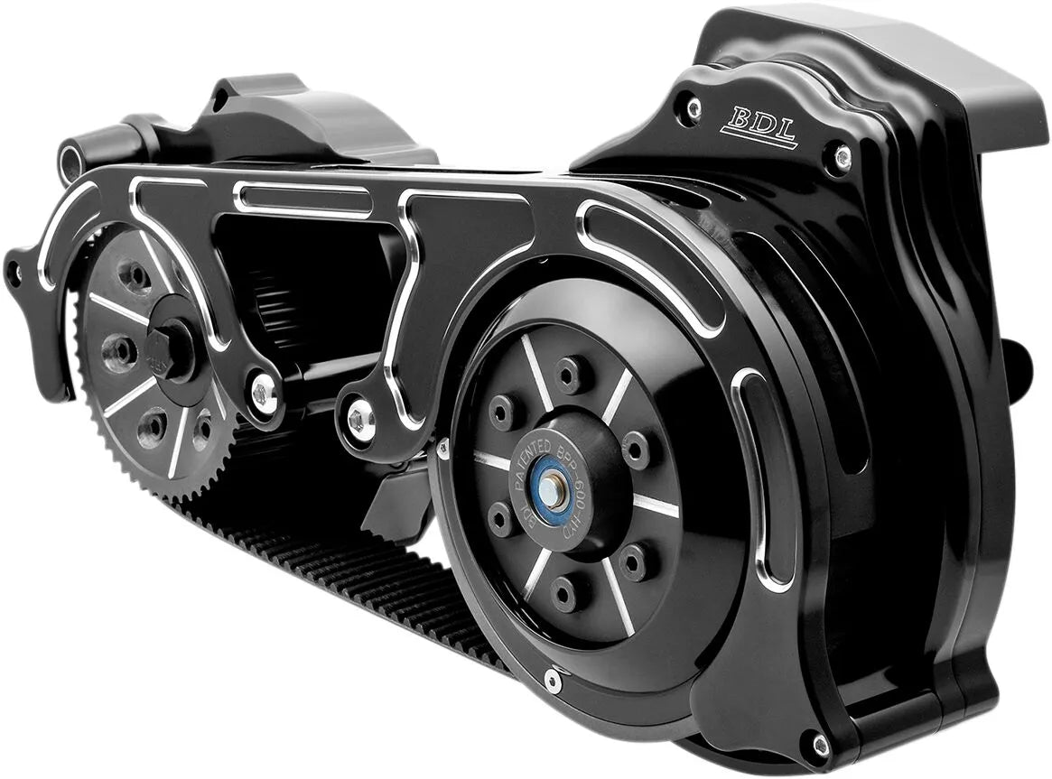 Belt Drives Ltd - 2" Open Belt Drive Kit Black 2-Piece Motor