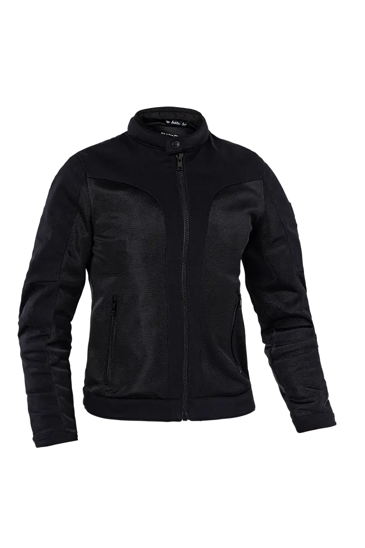 John Doe Women's Aero Mesh Jacket Foreet Sport Riding - Black