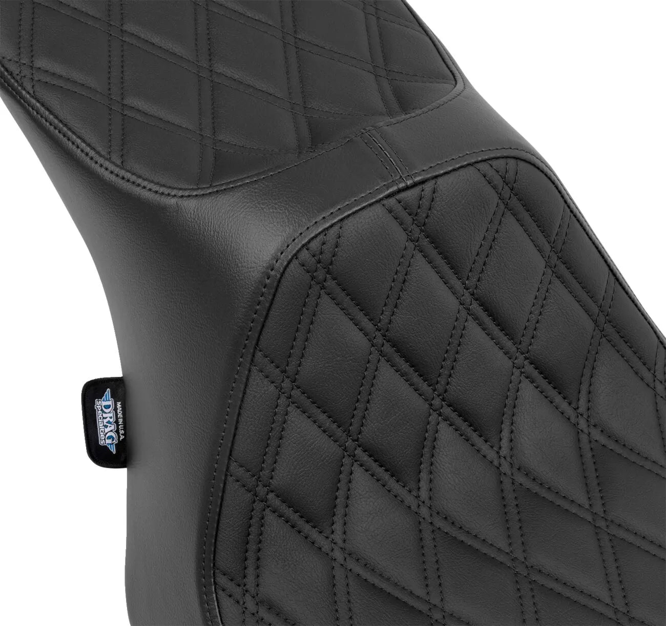 2-Up Drag Specialties Predator Iii Seat - For Harley Davidson