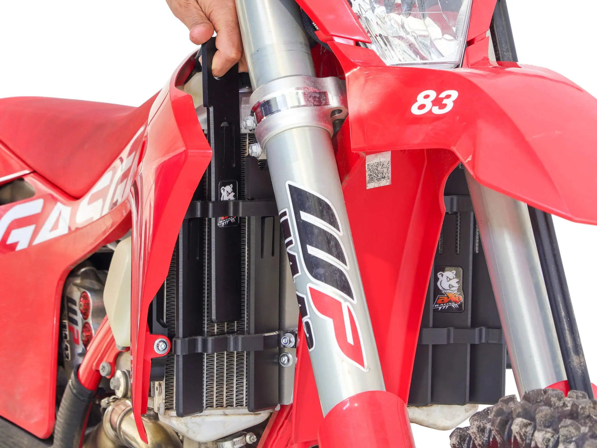 Axp Racing HDPE Radiator Braces for Radiator Protection