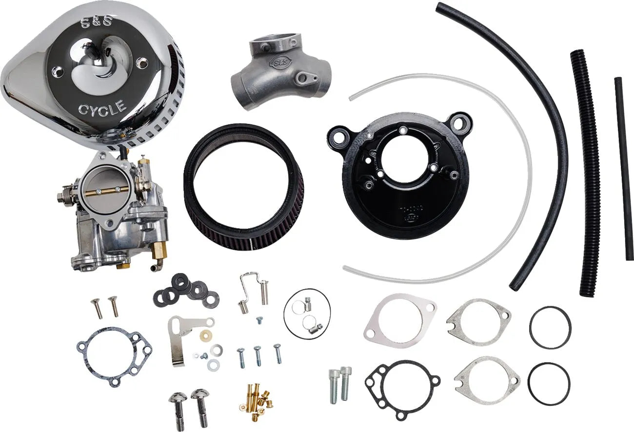 S&s Cycle Super G Carburetor With Stealth Air Cleaner Kit