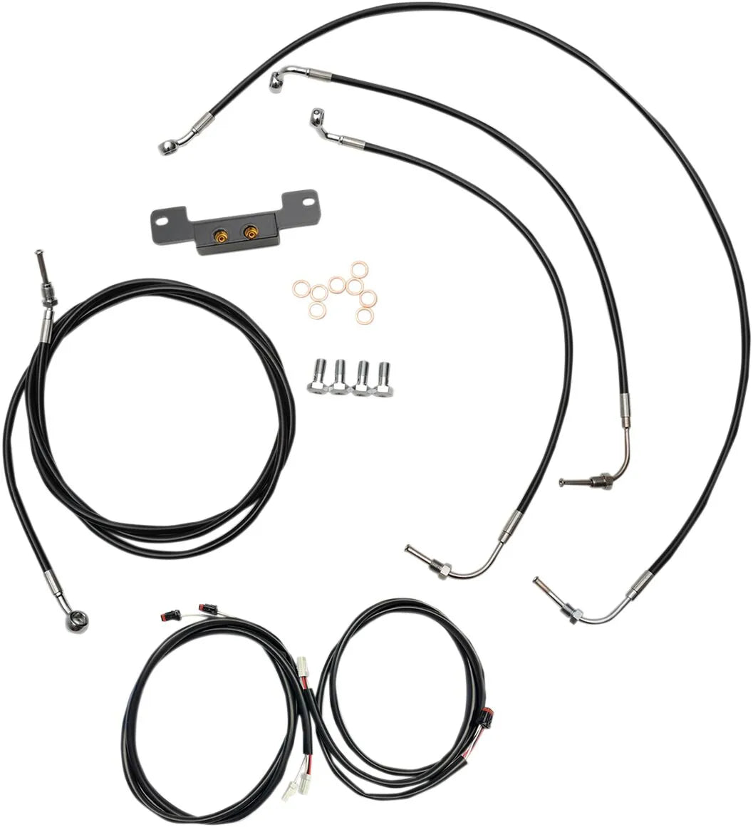La Choppers Complete Cable Kit for 18"-20" Handlebars