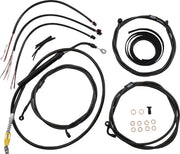 La Choppers Midnight Handlebar Cable Kit for 15"-17" Bars