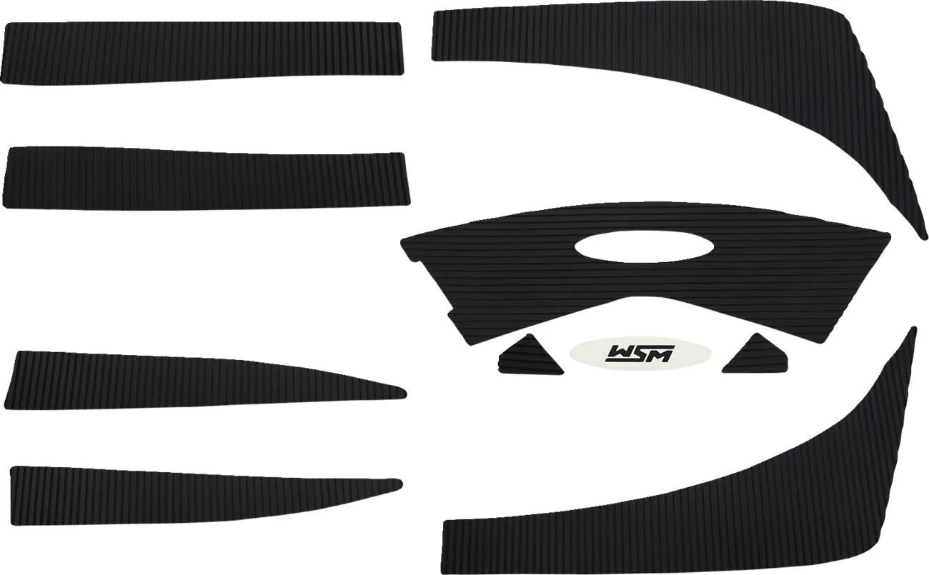 Wsm Black Traction Mat Set