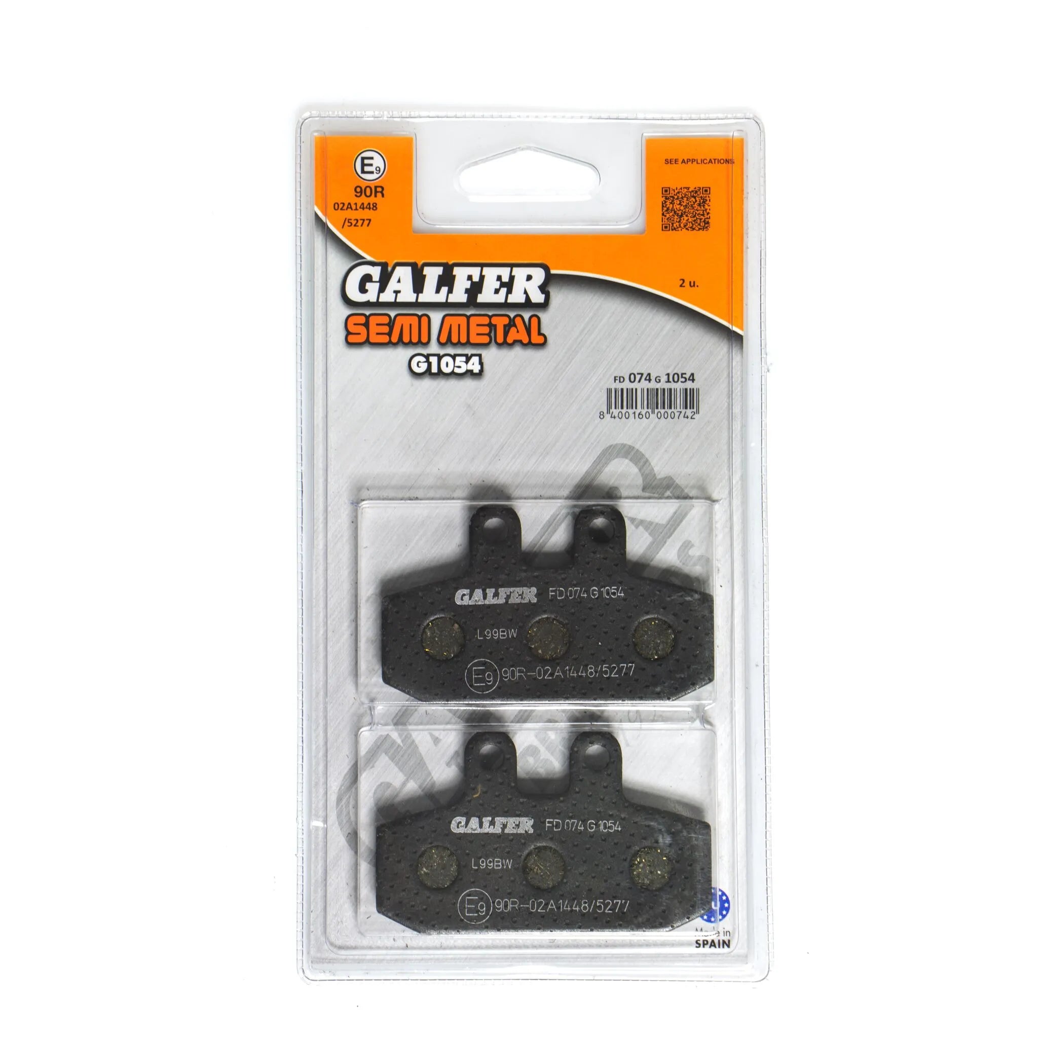 Galfer Semi-metalliska Bromsbelägg - Mångsidig Prestanda - Fram & Bak