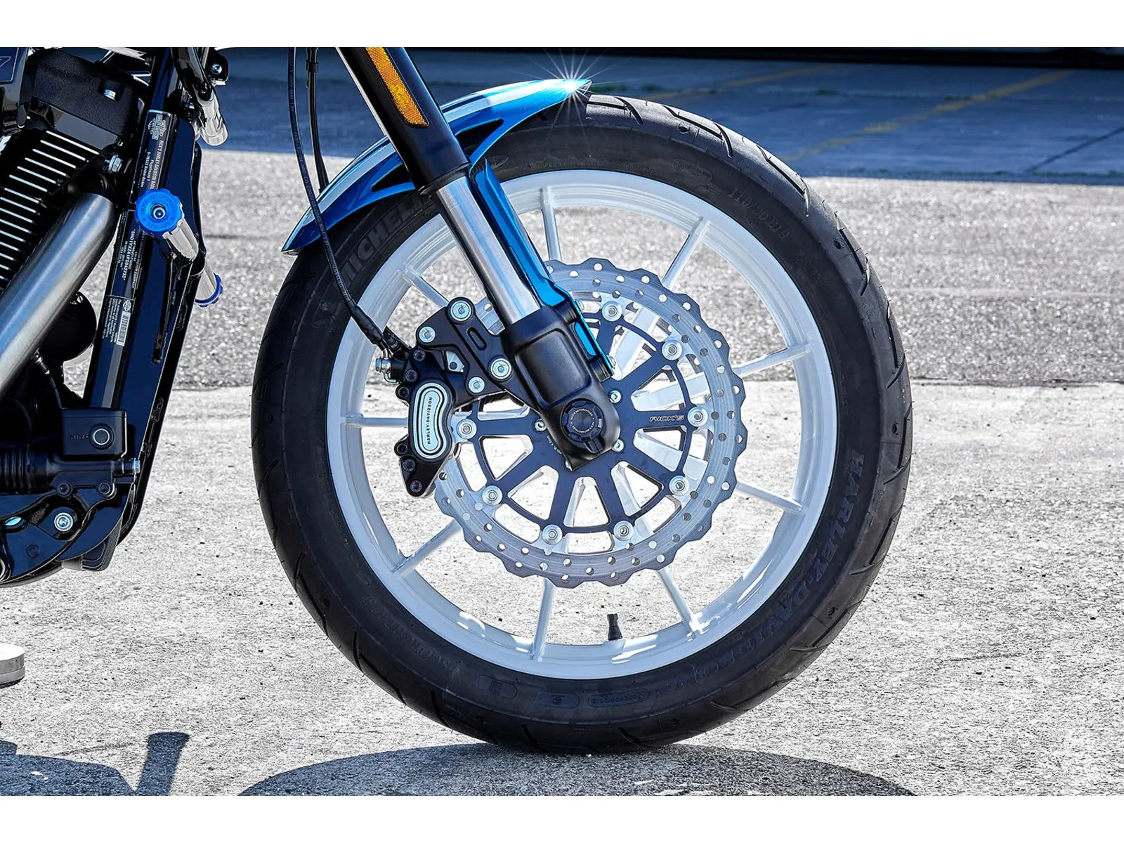 Rick's Motorcycles Front Steel Fender for 110/90-19 Tires