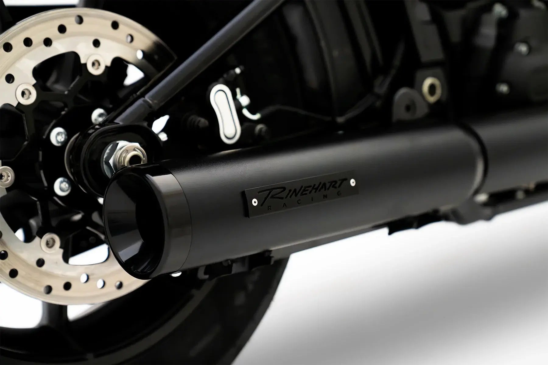 Rinehart Racing 4" Hp40 Slip-On Avgassystem För Softails