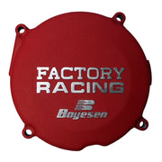 Boyesen Factory Ignition Cover Red Anodized Aluminum