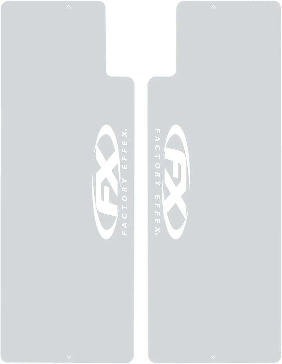 Factory Effex Fx Fork Shields - Clear/white
