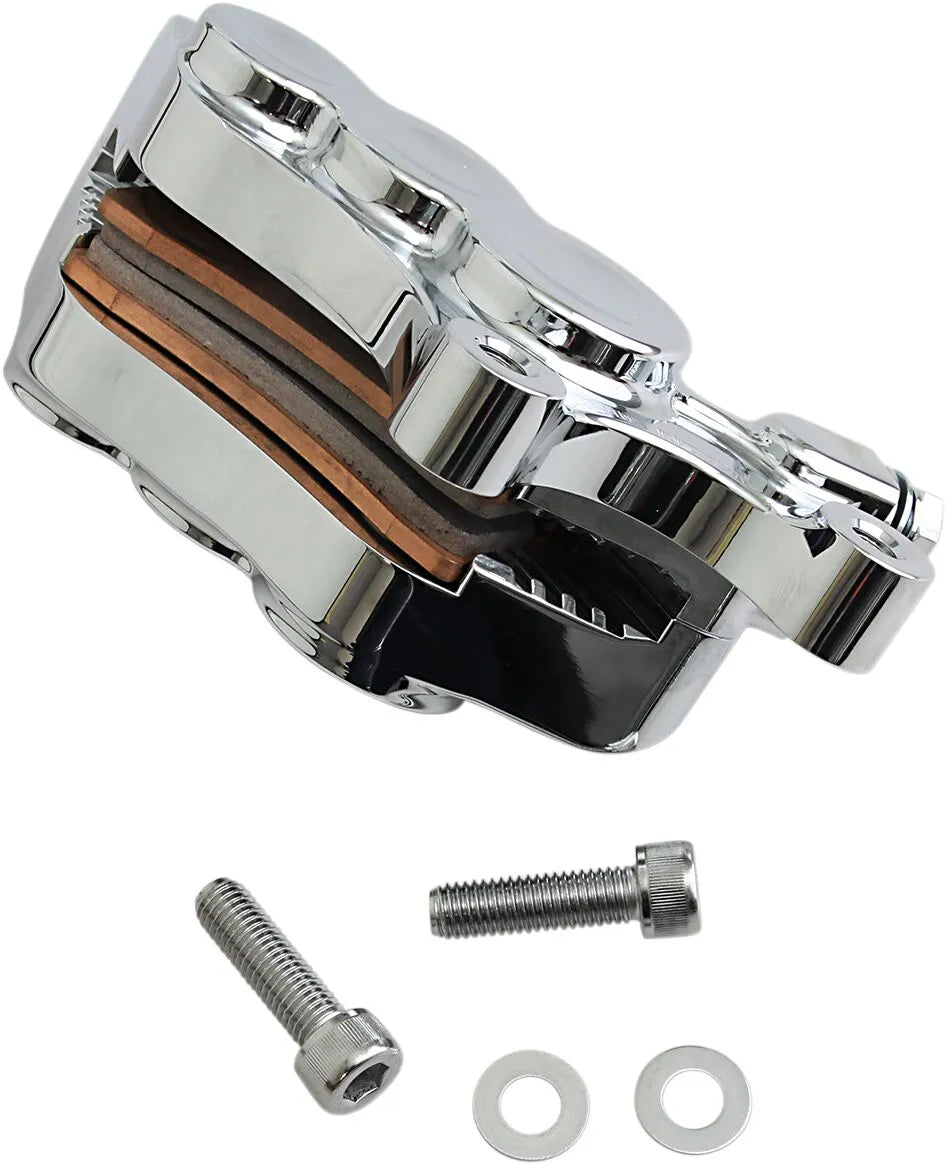 Arlen Ness Tech Six-piston Caliper For Abs - Chrome