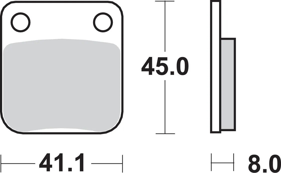 Sbs Si Offroad Sintered Bromsbelägg - Fram & Bak