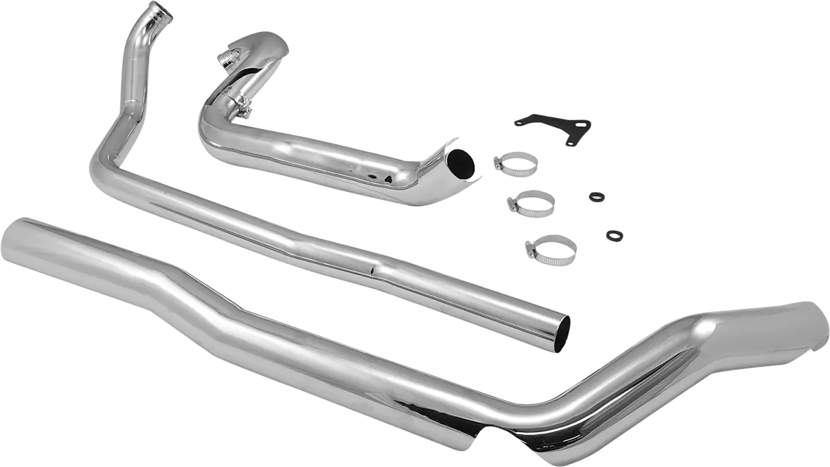 Cobra True Dual Grenrör för Harley-Davidson