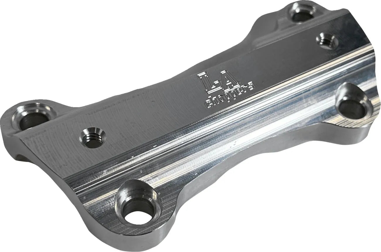 La Choppers Hefty Top Clamp - Polished Aluminum