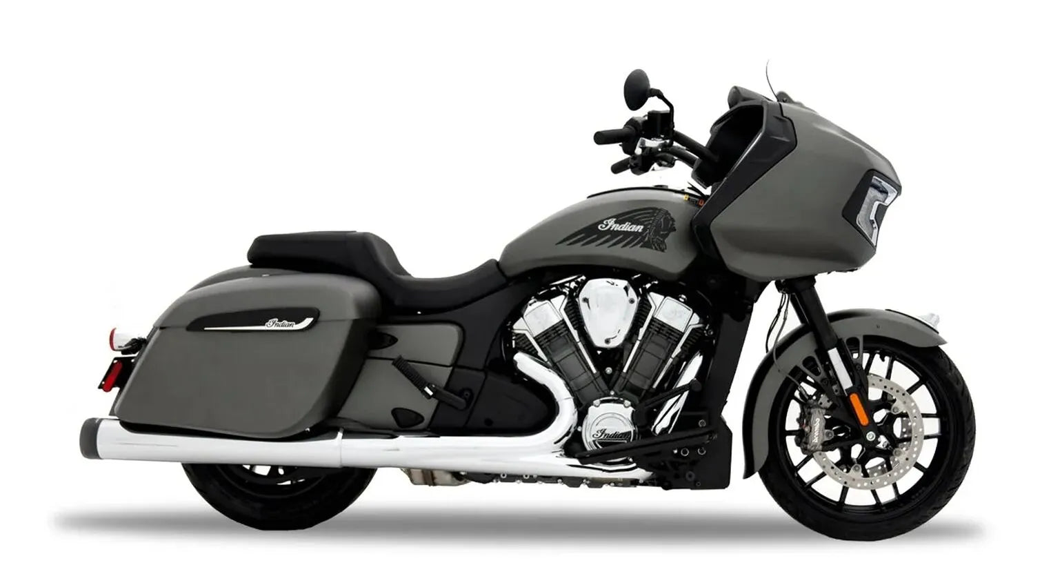 Rinehart Racing 4.5" Motopro45 Slip-On Avgasrör för Indian